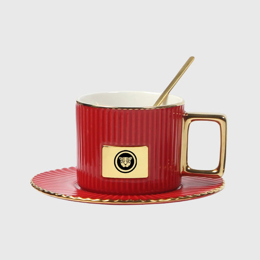 TAZA CONTEMPORÁNEA ROJA